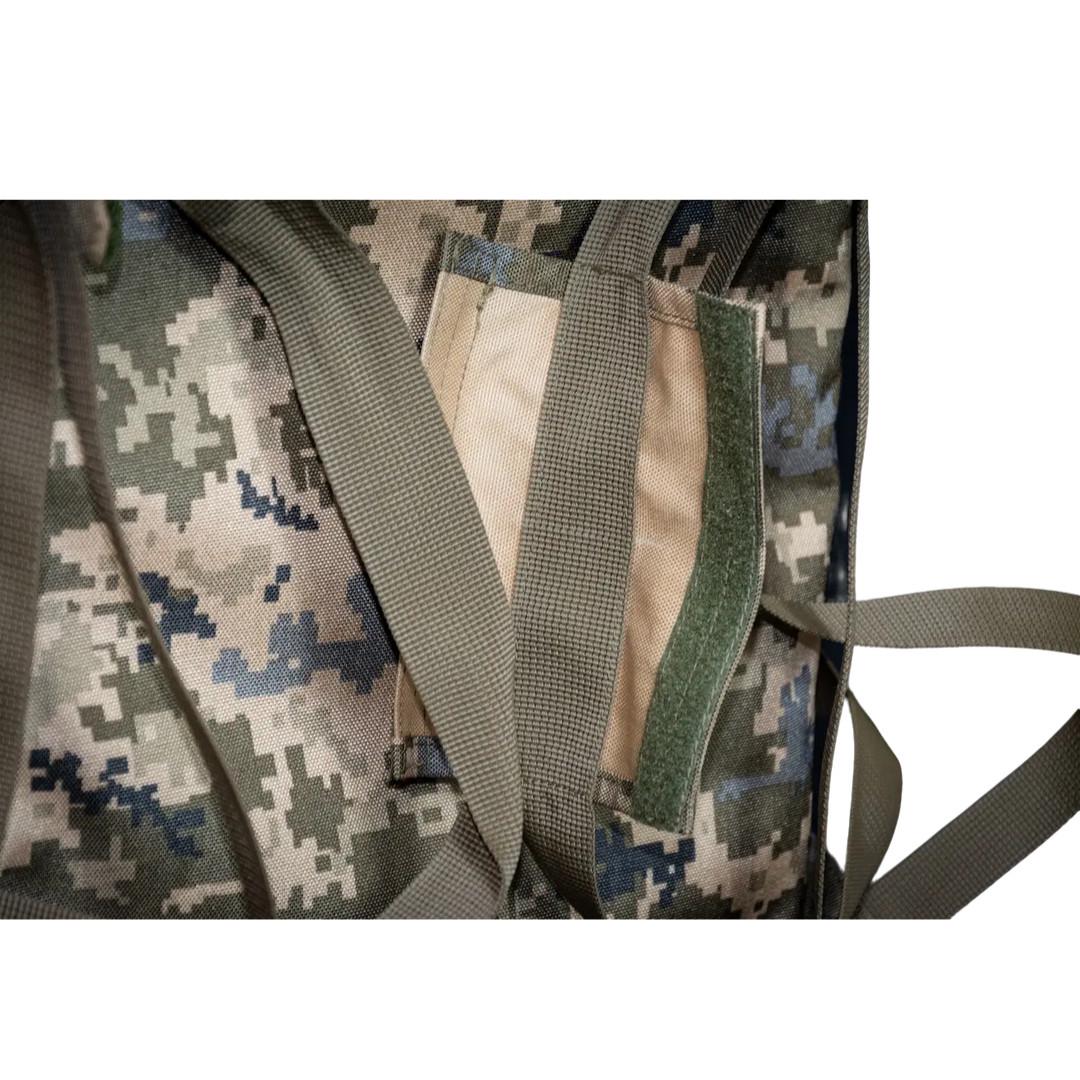 Рюкзак баул Kirasa KI954 Cordura 1000D 130 л Pixel - фото 7