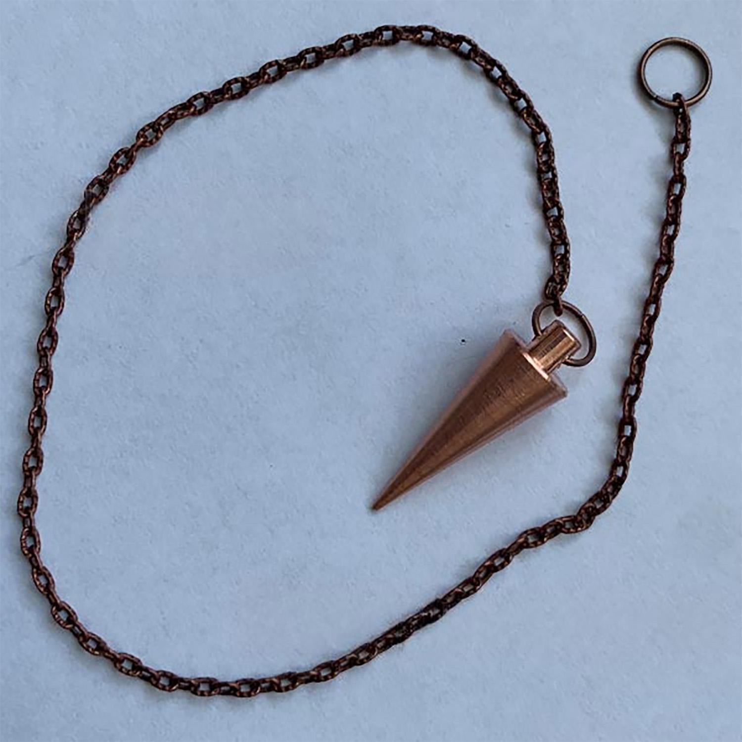 Маятник биолокационный медный с цепочкой (87260)