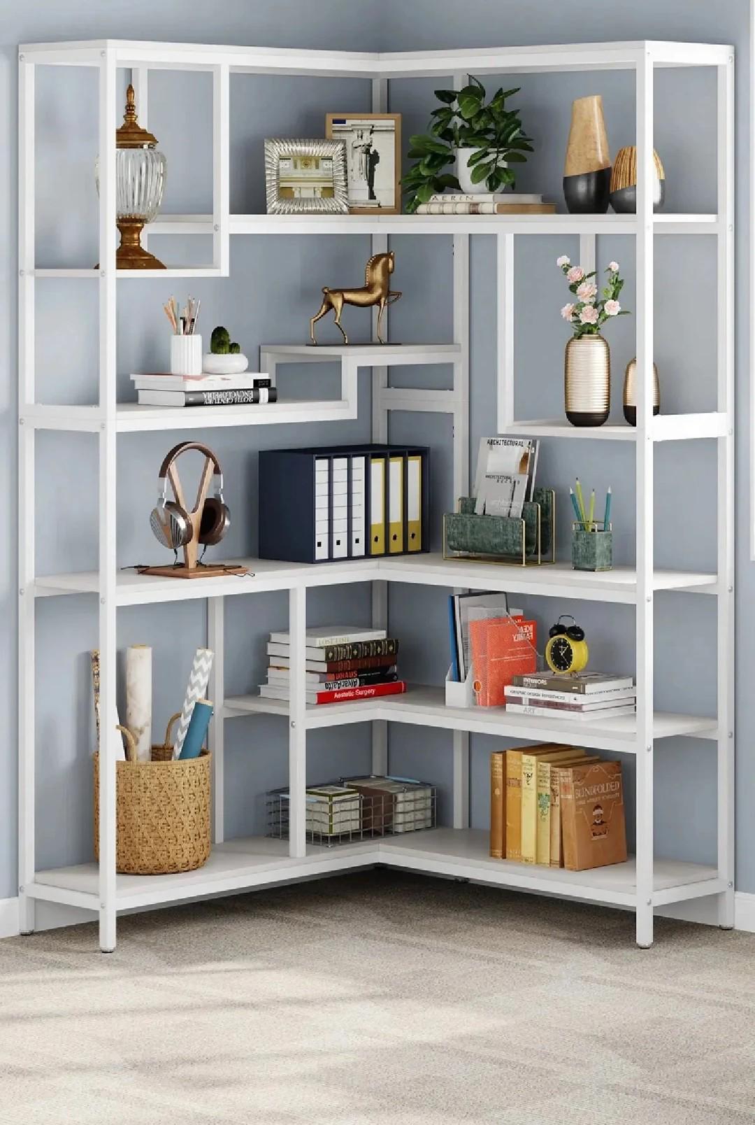 Стеллаж угловой MSM 6-ярусный Белый (JW0277-1) - фото 3