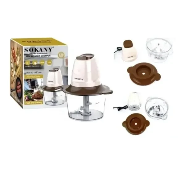 Измельчитель кухонный Sokany электрический механический 2 л 300 Вт (2665899843)