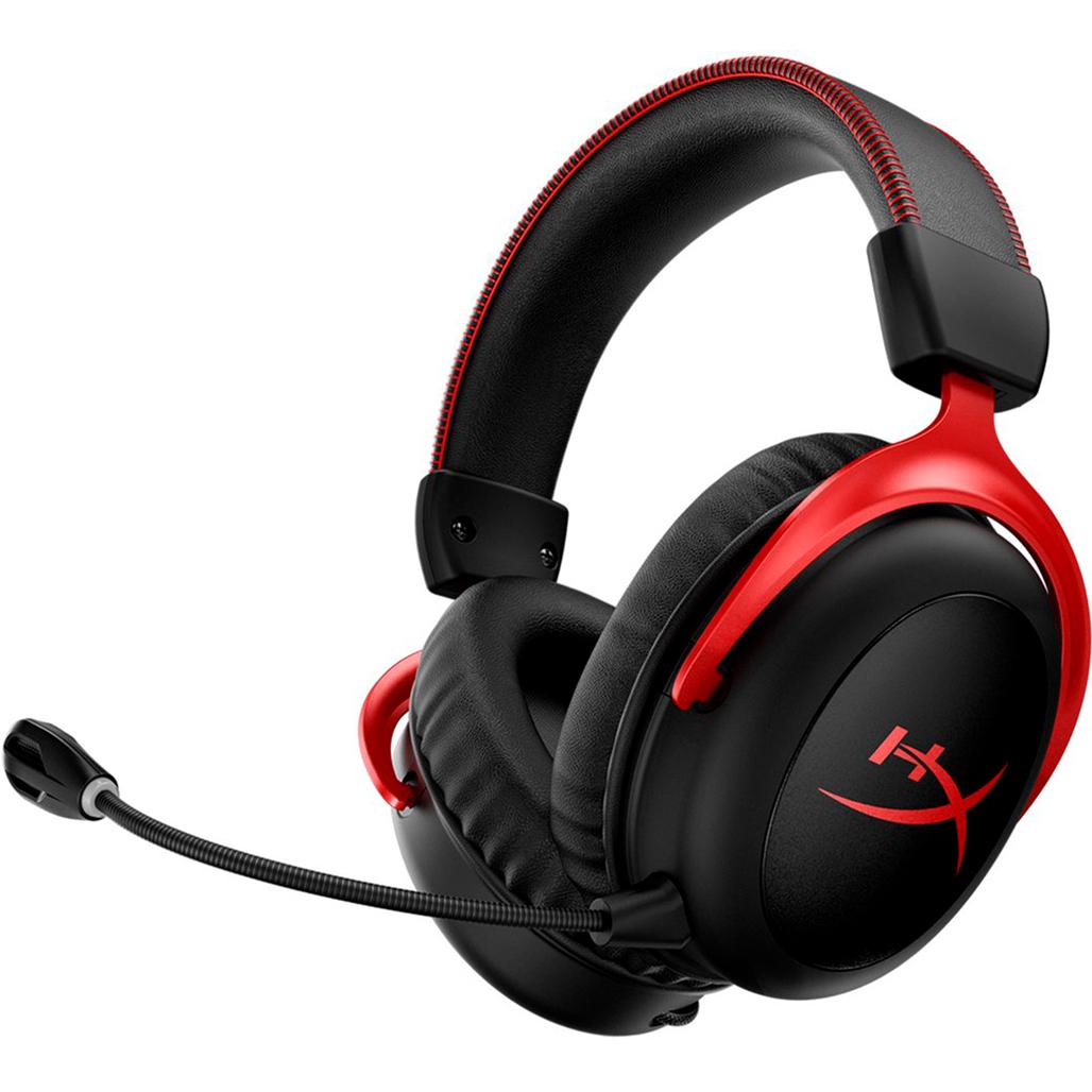 Наушники игровые HyperX Cloud II Wireless Black (HHSC2X-BA-RD/G/4P5K4AA)/Red