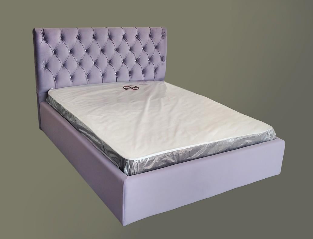 Кровать двуспальная Arizona Comfort Simple с подъемным механизмом и нишей для белья 180x190 см Сиреневый - фото 3 Кровать двуспальная Arizona Comfort Simple с подъемным механизмом и нишей для белья 180x190 см Сиреневый - фото 3