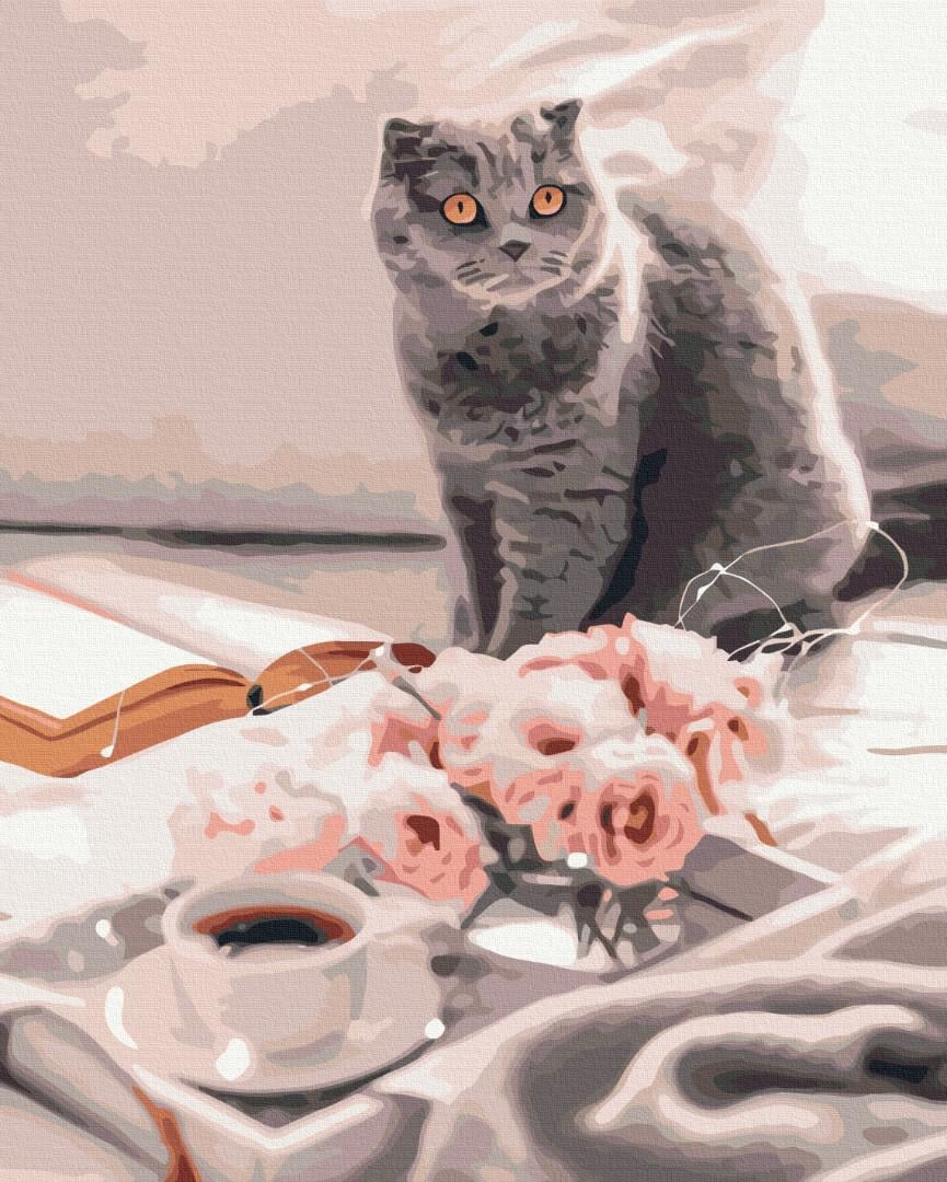 Картина по номерам Brushme Любимый британец 48x60 см (BS51927L) Картина по номерам Brushme Любимый британец 48x60 см (BS51927L)