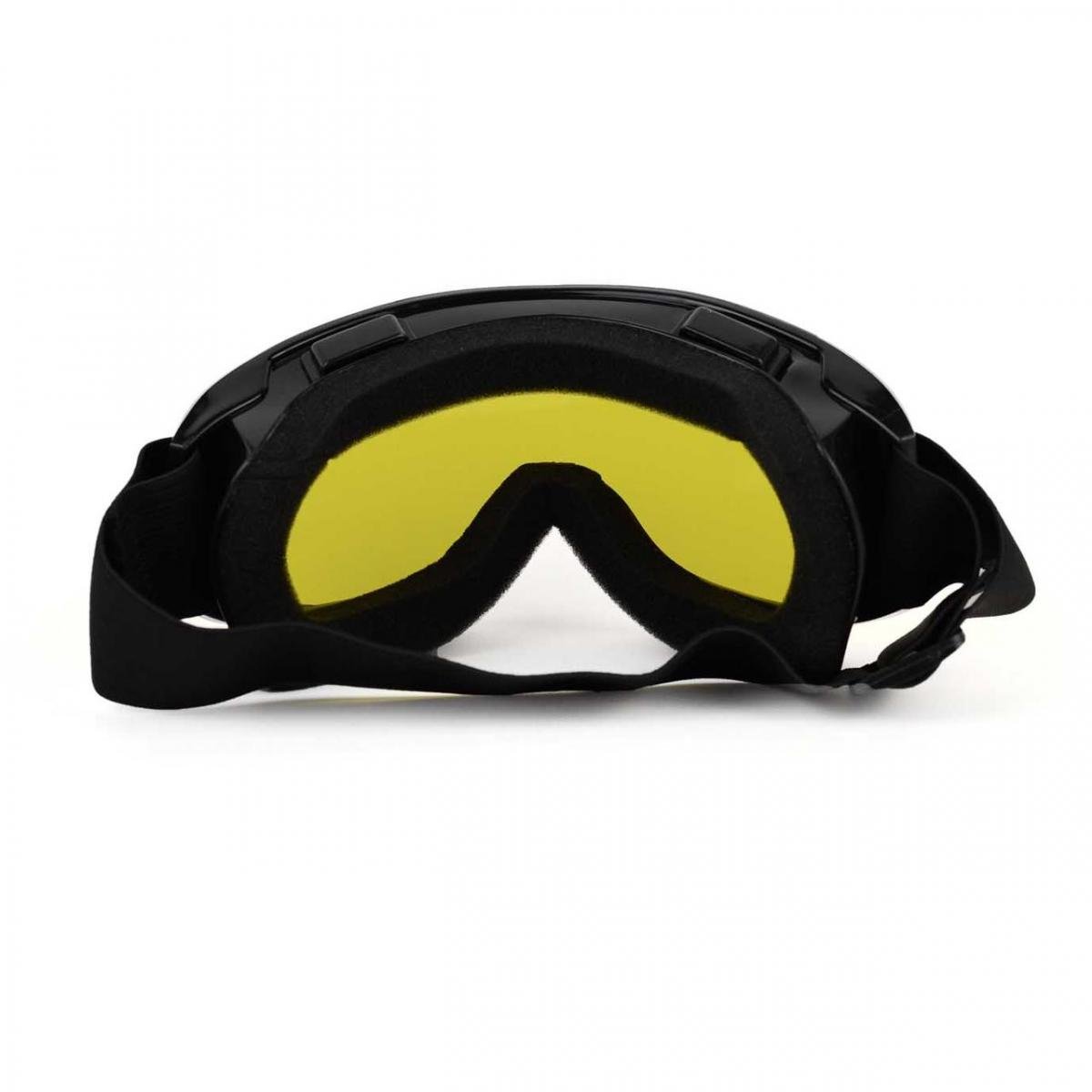 Маска-очки для спорта с вентиляцией Желтая линза (МГ-1001-54) - фото 8