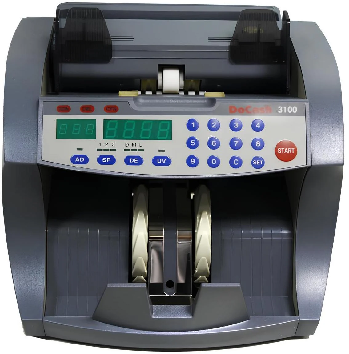 Лічильник банкнот DoCash 3100 SD/UV з перевіркою валют ультрафіолетом