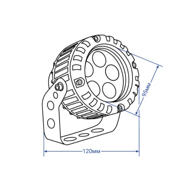 Прожектор Feron LL-882 архітектурний світлодіодний 5 Вт 2700K IP65 Металік (32138) - фото 2 Прожектор Feron LL-882 архітектурний світлодіодний 5 Вт 2700K IP65 Металік (32138) - фото 2