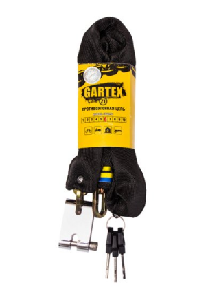 Ланцюг протиугінний Gartex S1-1200-001 3 ключі 6 мм (1895410485)
