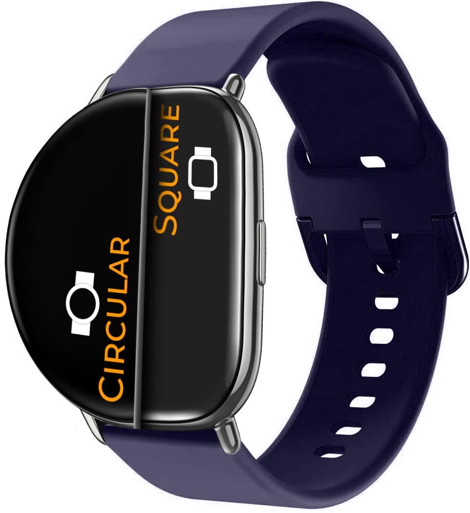 Ремешок Style для ZEPP E Square/Circular Dark Blue (26326-5D)