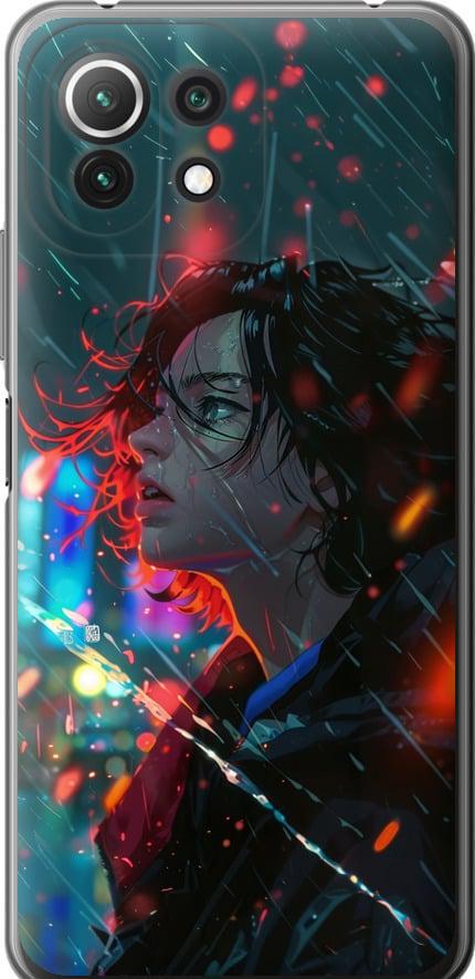 Чехол на Xiaomi Mi 11 Lite Ночные огни (6096u-2281-42517)