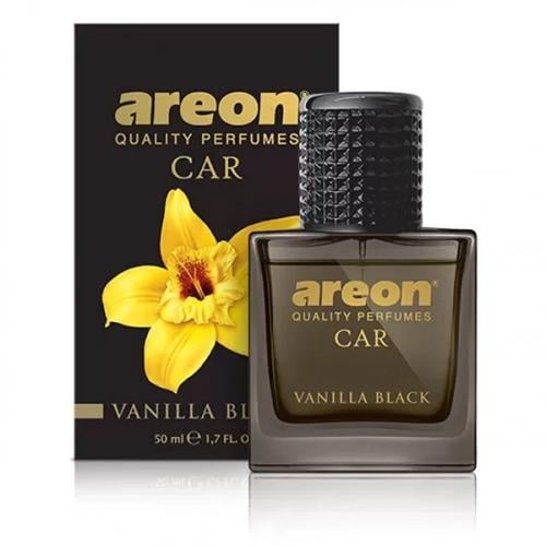 Освежитель воздуха Areon Car Perfume Glass Vanilla Black 50 мл (00000060047)