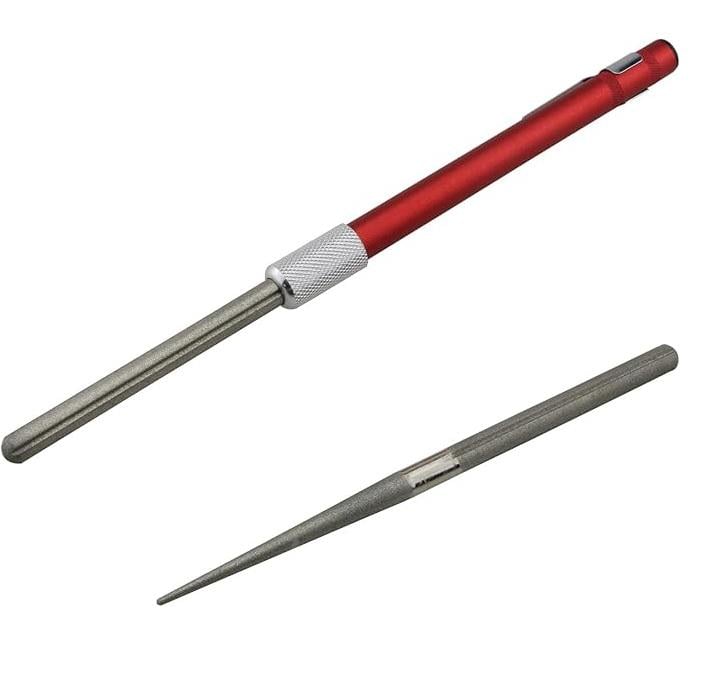 Точилка для ножів/ножиць/гачків кишенькова алмазна 2 стержні Червоний (430) - фото 2 Точилка для ножів/ножиць/гачків кишенькова алмазна 2 стержні Червоний (430) - фото 2