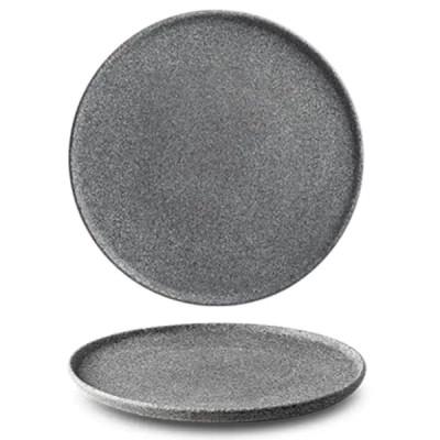 Тарелка G.Benedikt Granit без глазировки 24 см Темно-серый (G4Q2124) - фото 2 Тарелка G.Benedikt Granit без глазировки 24 см Темно-серый (G4Q2124) - фото 2