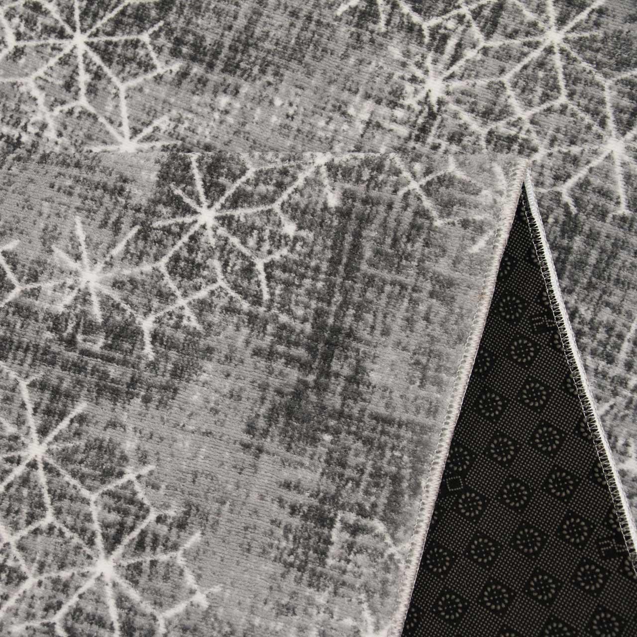 Ковер на силиконовой основе противоскользящий DAKARIA Soft Run 3022G 2x2 м Серый (00-00019718) - фото 9 Ковер на силиконовой основе противоскользящий DAKARIA Soft Run 3022G 2x2 м Серый (00-00019718) - фото 9