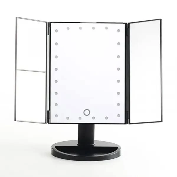 Дзеркало для макіяжу Superstar Magnifying Mirror LED Чорний (14436495)