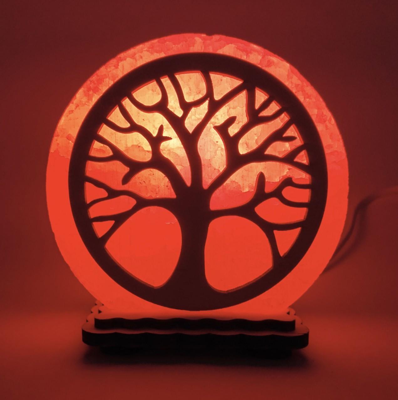 Соляной светильник Дерево (KM-00004-r)