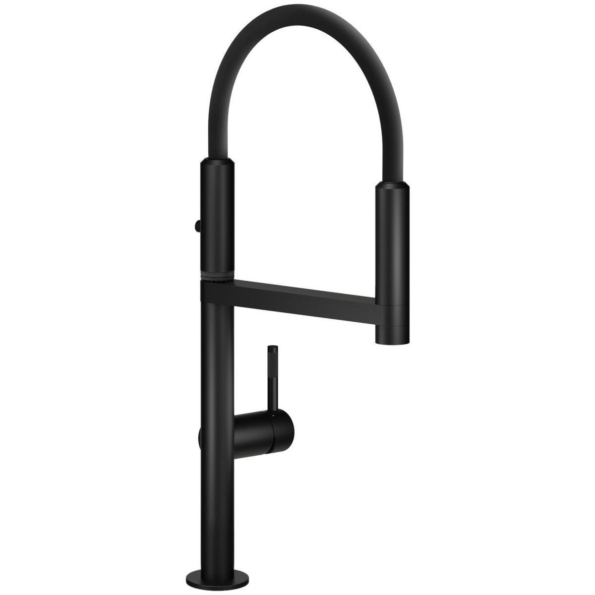 Смеситель для кухни Nobili Move MV92400/50BM с гибким изливом Черный (183277)