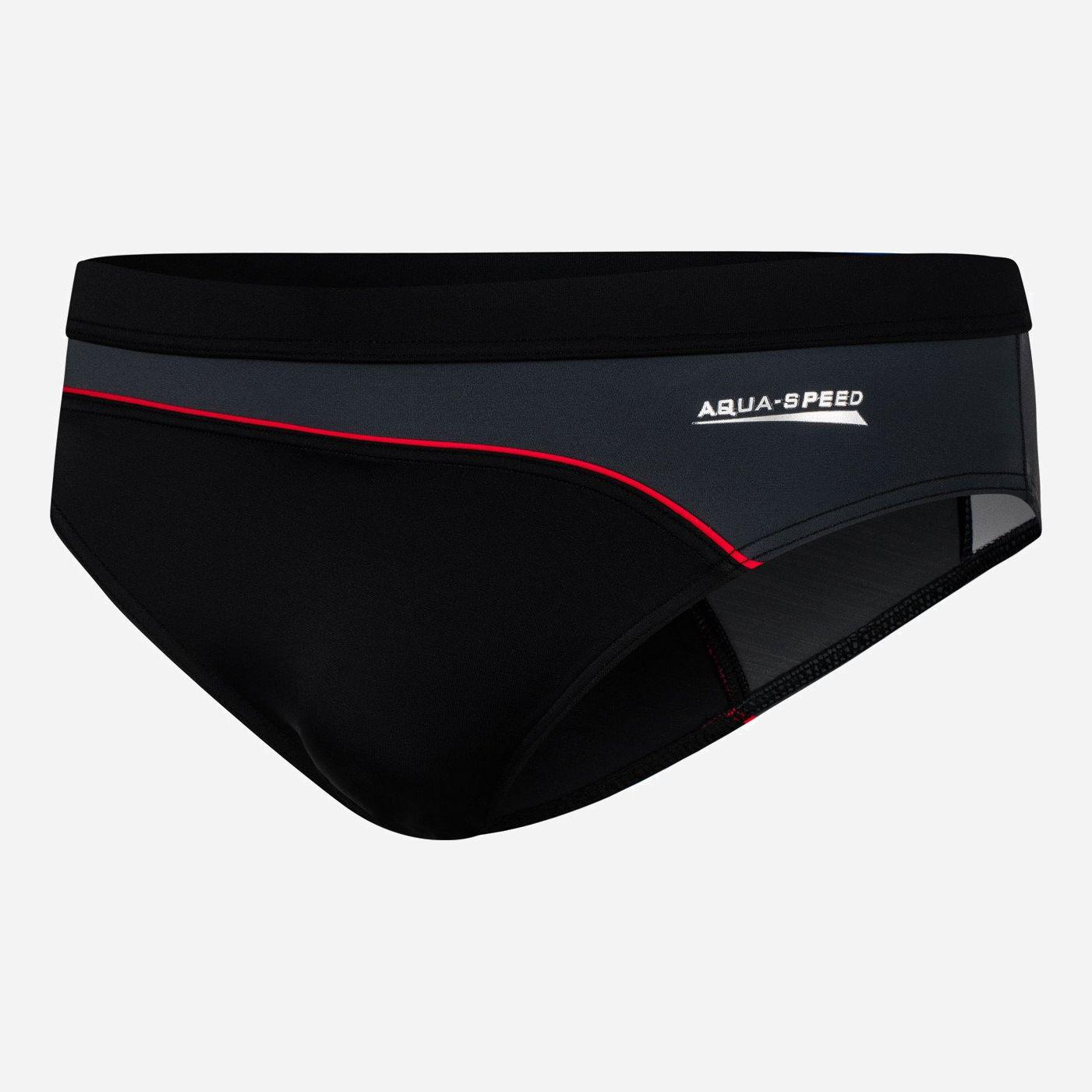 Плавки-слипы Aqua Speed Troy 412-13 44-46 M Черный/Серый (5908217637239)