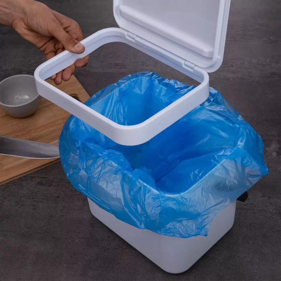 Контейнер для сміття DUKA BIN 7 л Білий (2220006) - фото 4