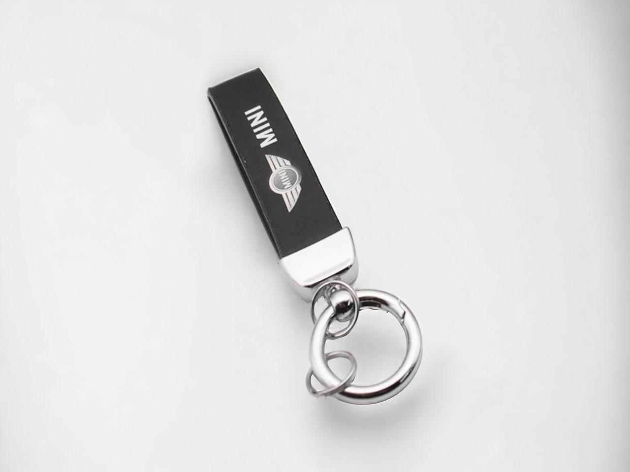 Брелок автомобильный с карабином Mini экокожа/металл (2084651822)