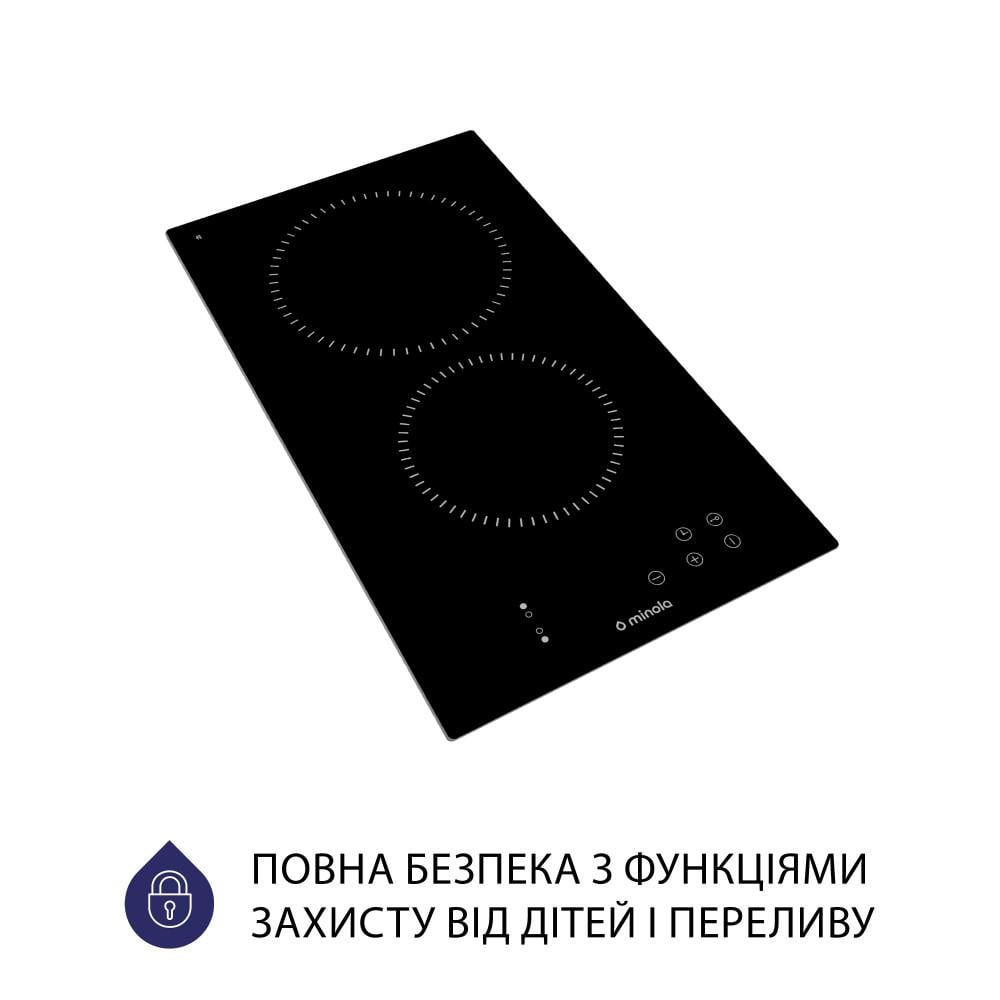 Комплект з варильної поверхні Minola MVH 3031 KBL та варильної поверхні Weilor GM 304 WH - фото 5