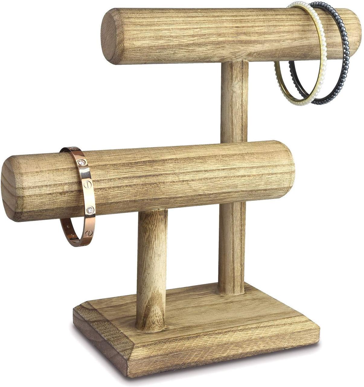 Органайзер для браслетів та годинників з дерева Кавері Ваніль (ПБЧ-000502) Органайзер для браслетів та годинників з дерева Кавері Ваніль (ПБЧ-000502)