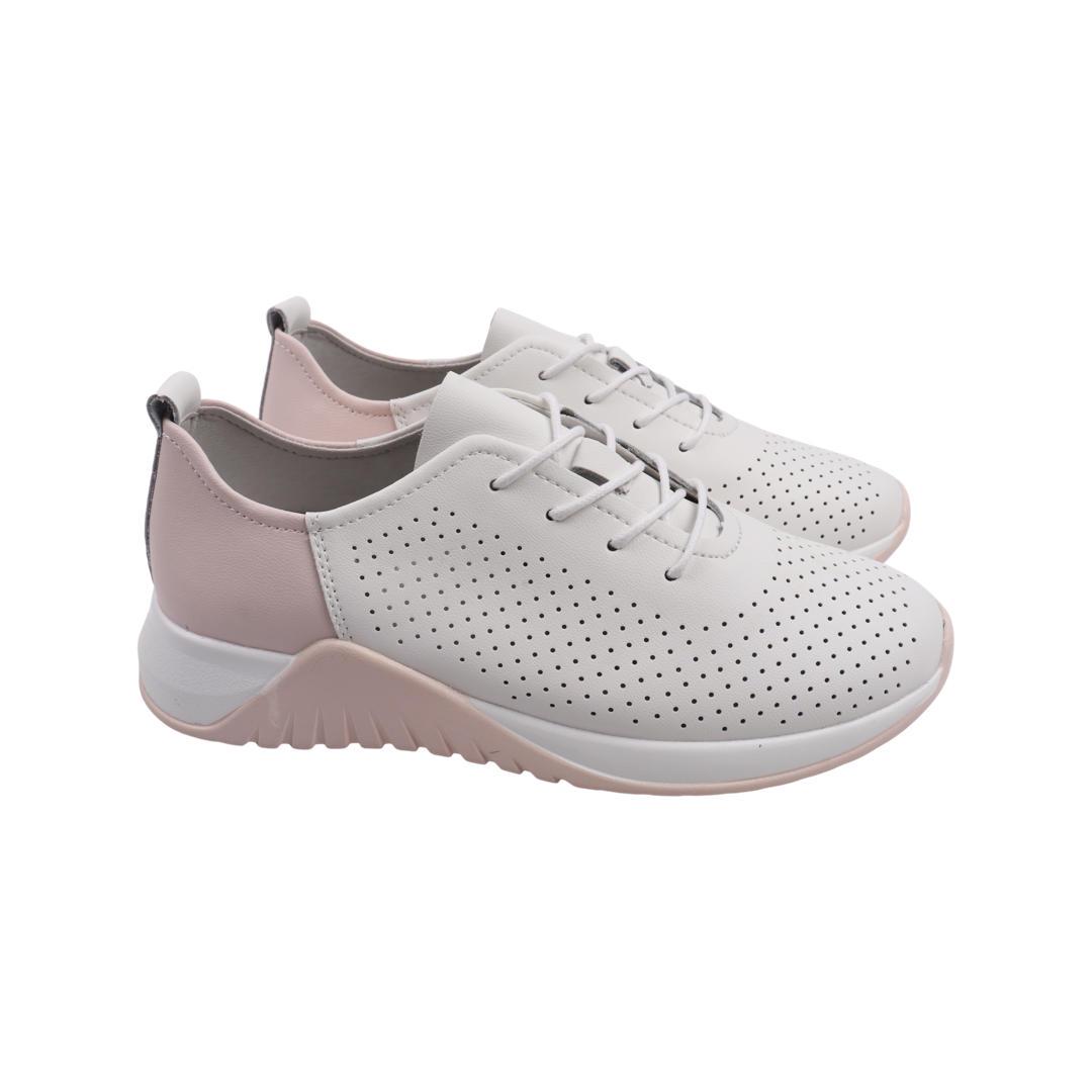 Кроссовки женские Li Fexpert из кожи р. 38 Белый (978-22LTCP)