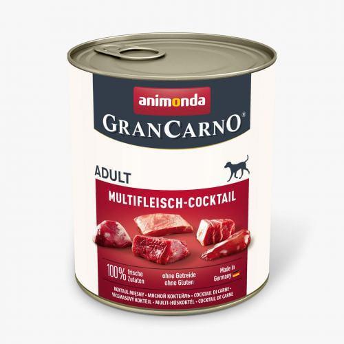 Корм влажный Animonda GranCarno для взрослых собак мультимясной коктейль 800 г - фото 1