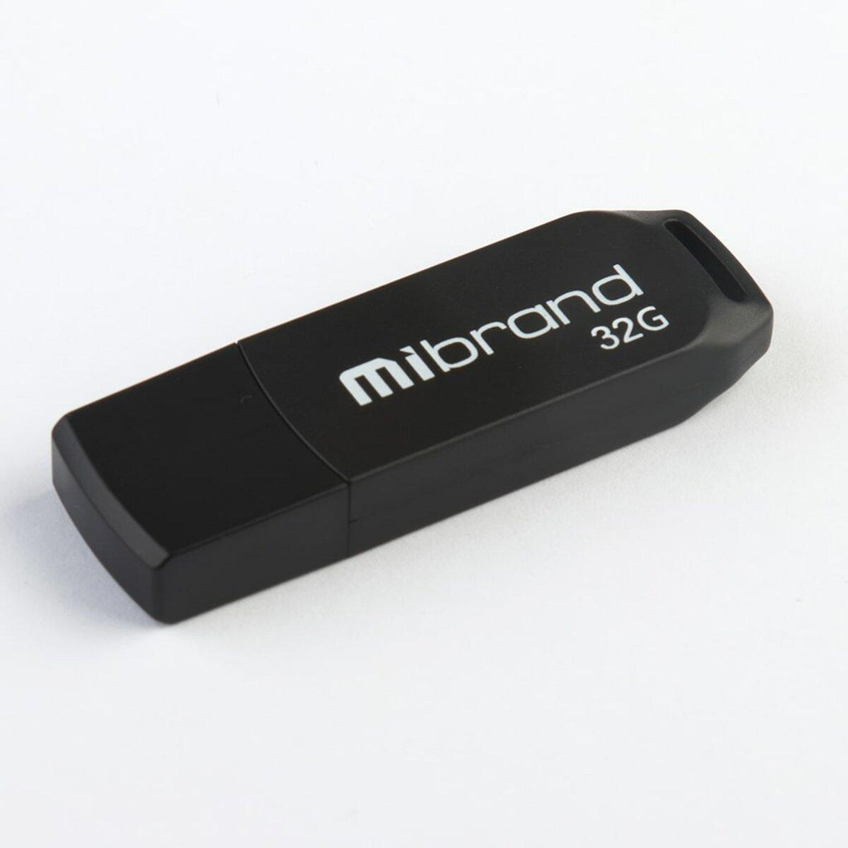 Флешка для ноутбука Flash Mibrand USB 2.0 Mink 32Gb Black (MI2.0/MI32P4B)