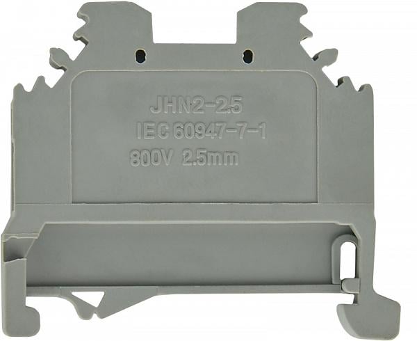 Клемма пружинная наборная АСКО-Укрем JHN2-2,5 20А 2,5 мм2 х 42,5х5х35,7 мм Серый (A0130010066)