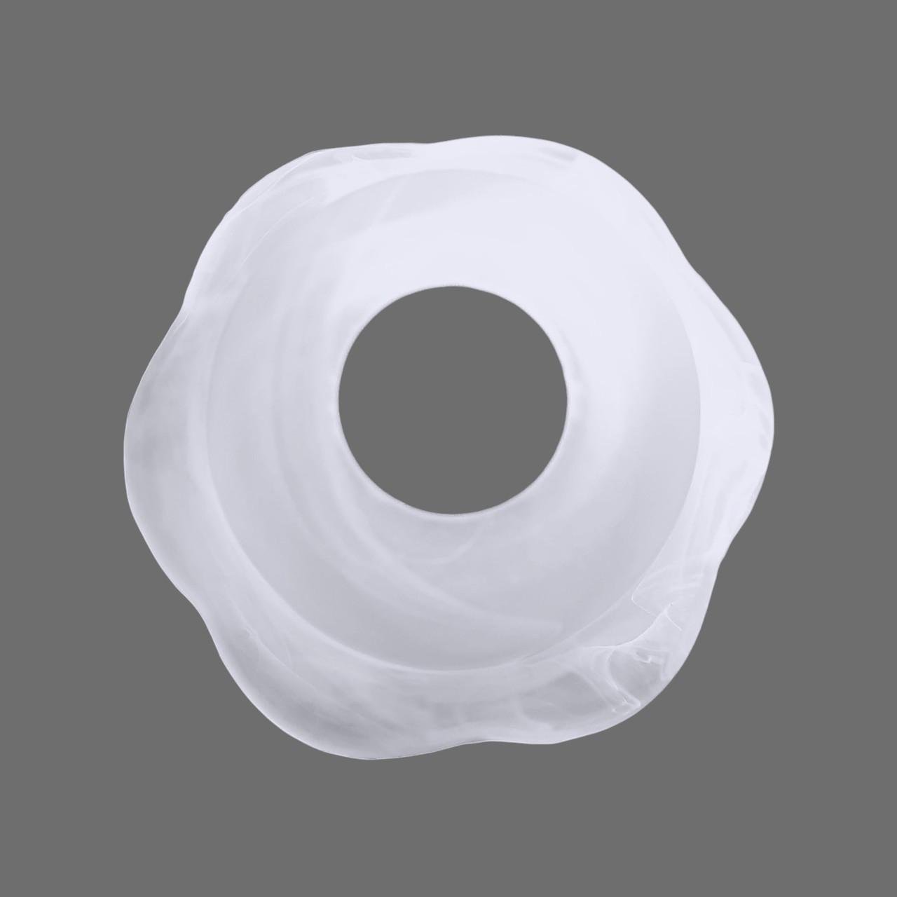 Плафон тюльпан Е27 Білий мармуровий - фото 2 Плафон тюльпан Е27 Білий мармуровий - фото 2