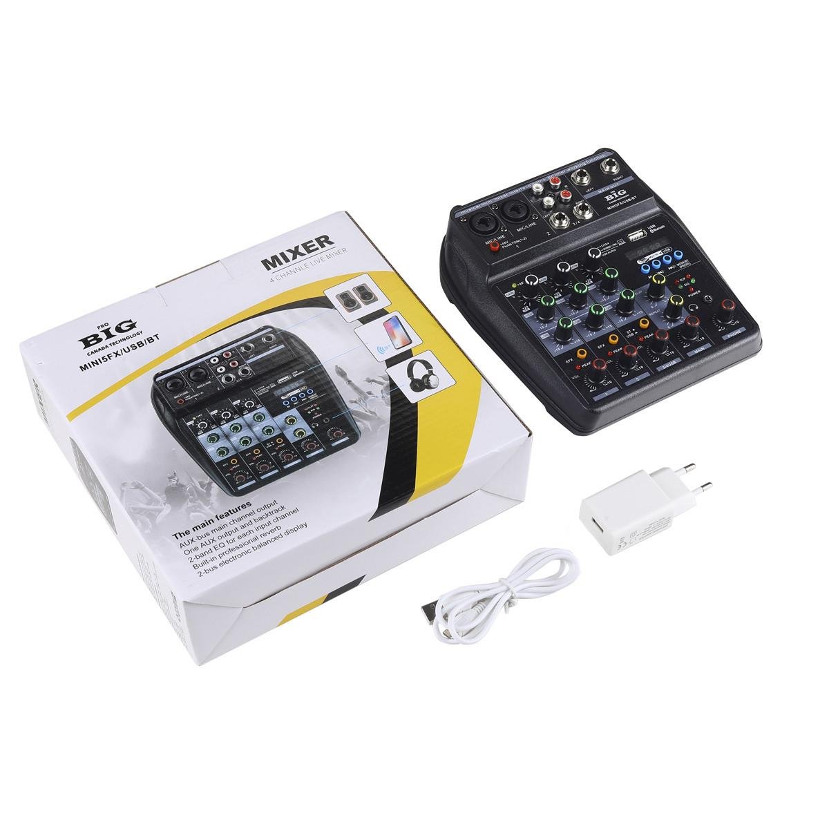 Микшерный пульт MINI5 FX/USB/BT (2494742989)