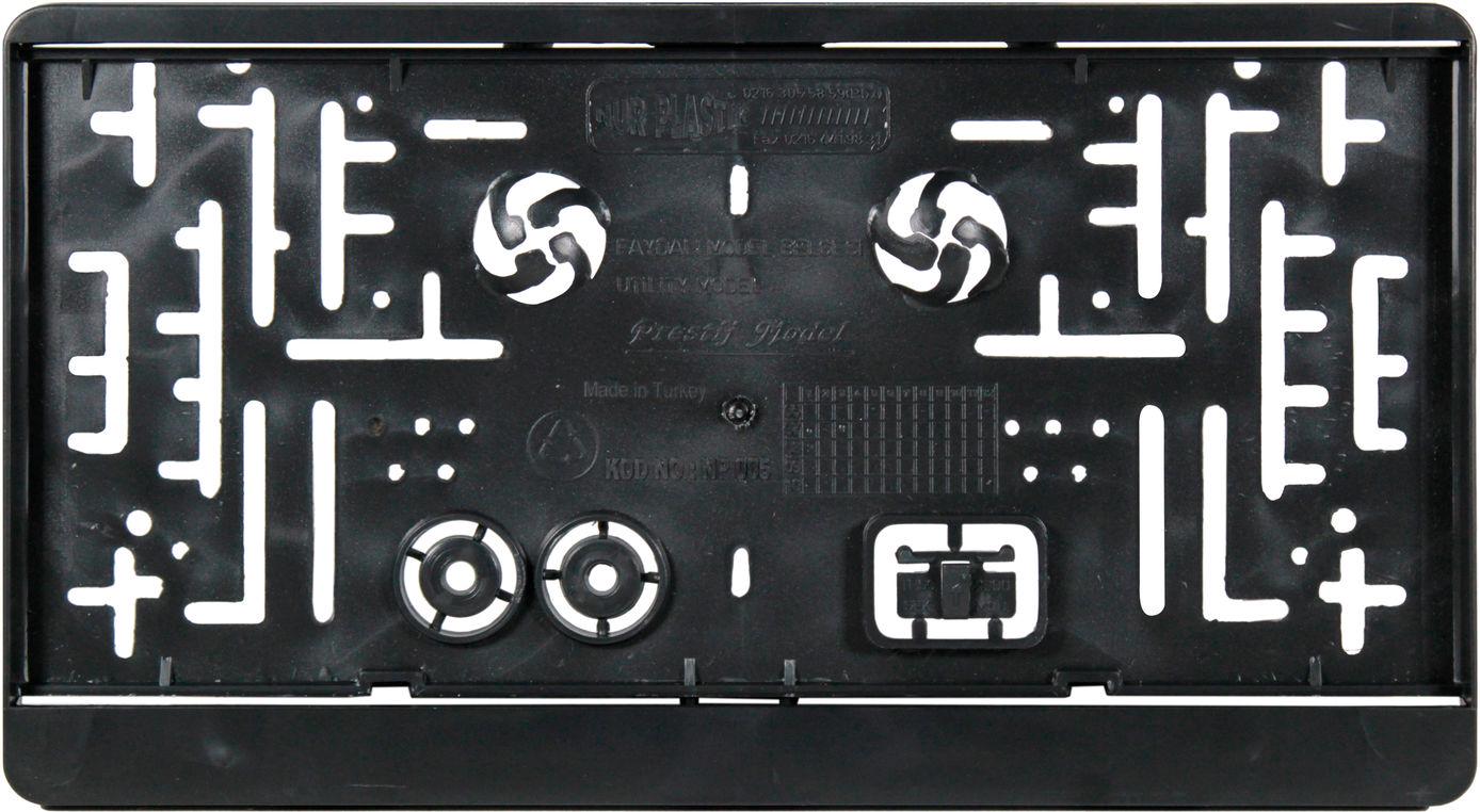 Рамка номерного знака Vortex американка Чорний