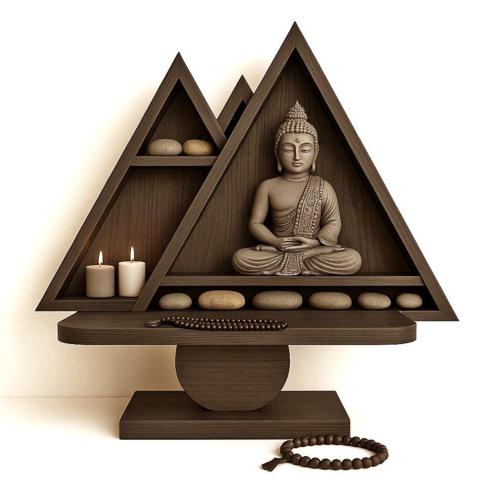 Алтарь для медитации из дерева Ясмина Мокко (ЛАТ-004810)