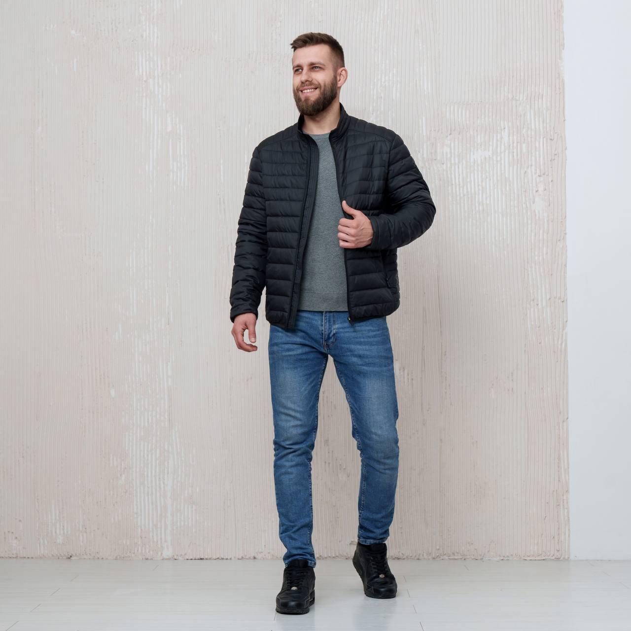 Куртка мужская демисезонная Vavalon 209-V р. 50 Черный (29105636) - фото 3