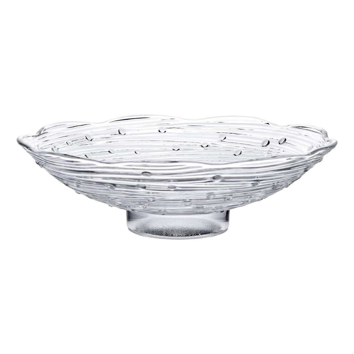 Фруктовница стеклянная Листья лотоса Ø23 см (HP-YH-12) - фото 4