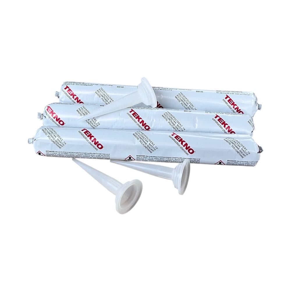 Герметик поліуретановий для швів Teknopoliderz 1K 600 мл Чорний (28546841) - фото 2