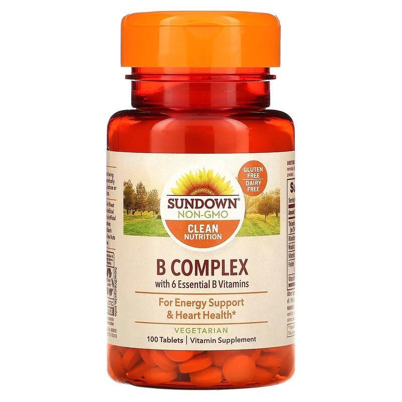 Комплекс вітамінів Sundown Naturals для здоров'я серця та підтримки енергії 100 таблеток
