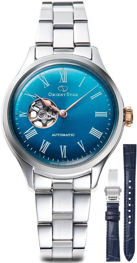 Наручний годинник жіночий Orient Star Open Heart Limited Edition RE-ND0019L00B з сталевим корпусом WR 50 м Синій (3142429143)
