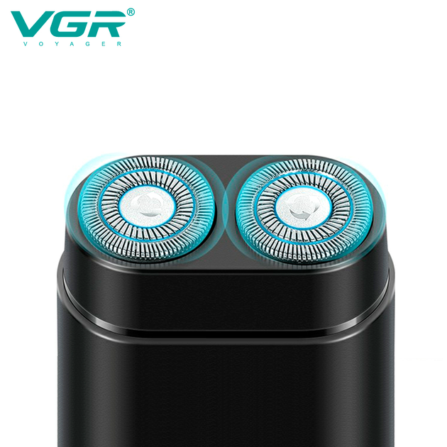 Электробритва роторная VGR V-341 Черный (GR-04847) - фото 4