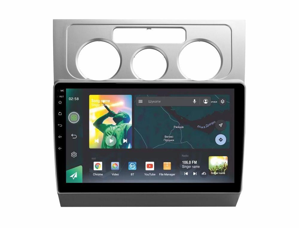 Магнитола штатная Sigma X10464 10 4/64 GB Volkswagen Touran 1 2003-2010 A 10" (AR-72415)