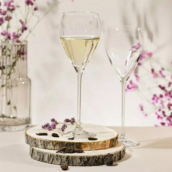 Набір келихів для білого вина Krosno Perla 6 шт. 280 мл (5900345911694) - фото 3 Набір келихів для білого вина Krosno Perla 6 шт. 280 мл (5900345911694) - фото 3