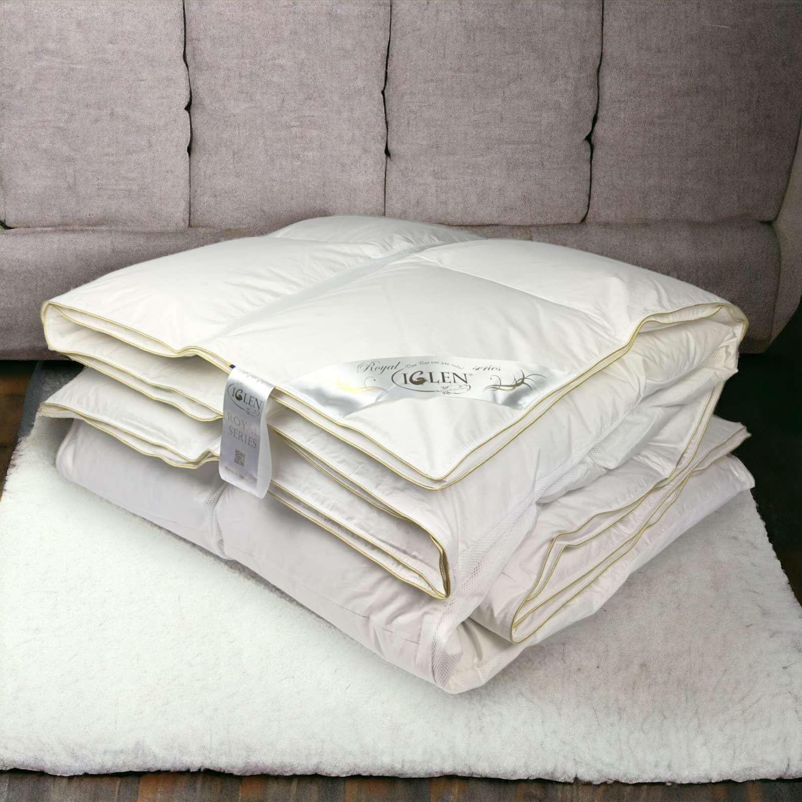 Одеяло пуховое IGLEN Royal Series Climate-comfort с белым пухом 200x220 см (20022010WRS)