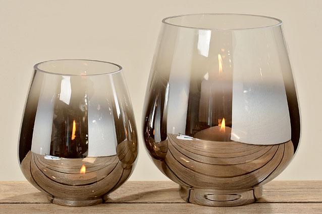 Свічник Грація срібне лаковане скло h15 d13см Гранд Презент 1511900 - фото 3 Свічник Грація срібне лаковане скло h15 d13см Гранд Презент 1511900 - фото 3