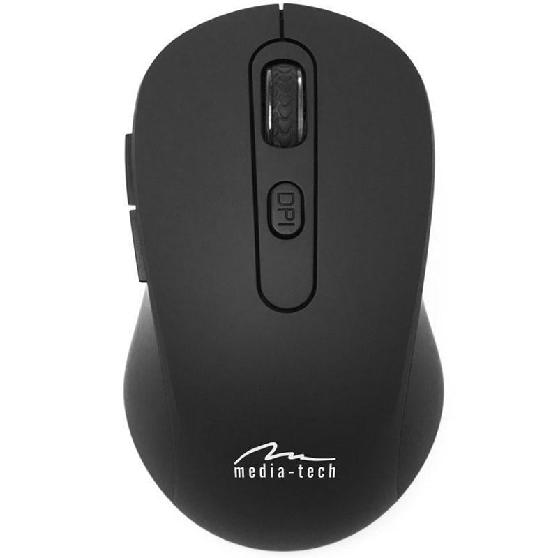 Компьютерная мышка беспроводная Media-Tech Morlock BT Bluetooth 3.0 5 кнопок 1600 dpi Черный (36260784)