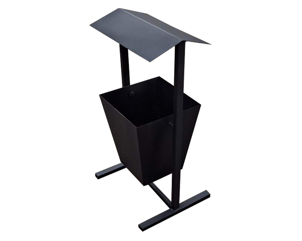 Урна парковая откидная с крышей Kram-kovka Скворечник 30 л - фото 3 Урна парковая откидная с крышей Kram-kovka Скворечник 30 л - фото 3