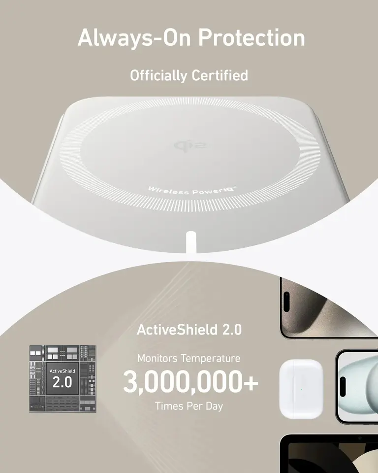 Повербанк Anker MagGo 6600 mAh для iPhone White (2000152) - фото 7 Повербанк Anker MagGo 6600 mAh для iPhone White (2000152) - фото 7