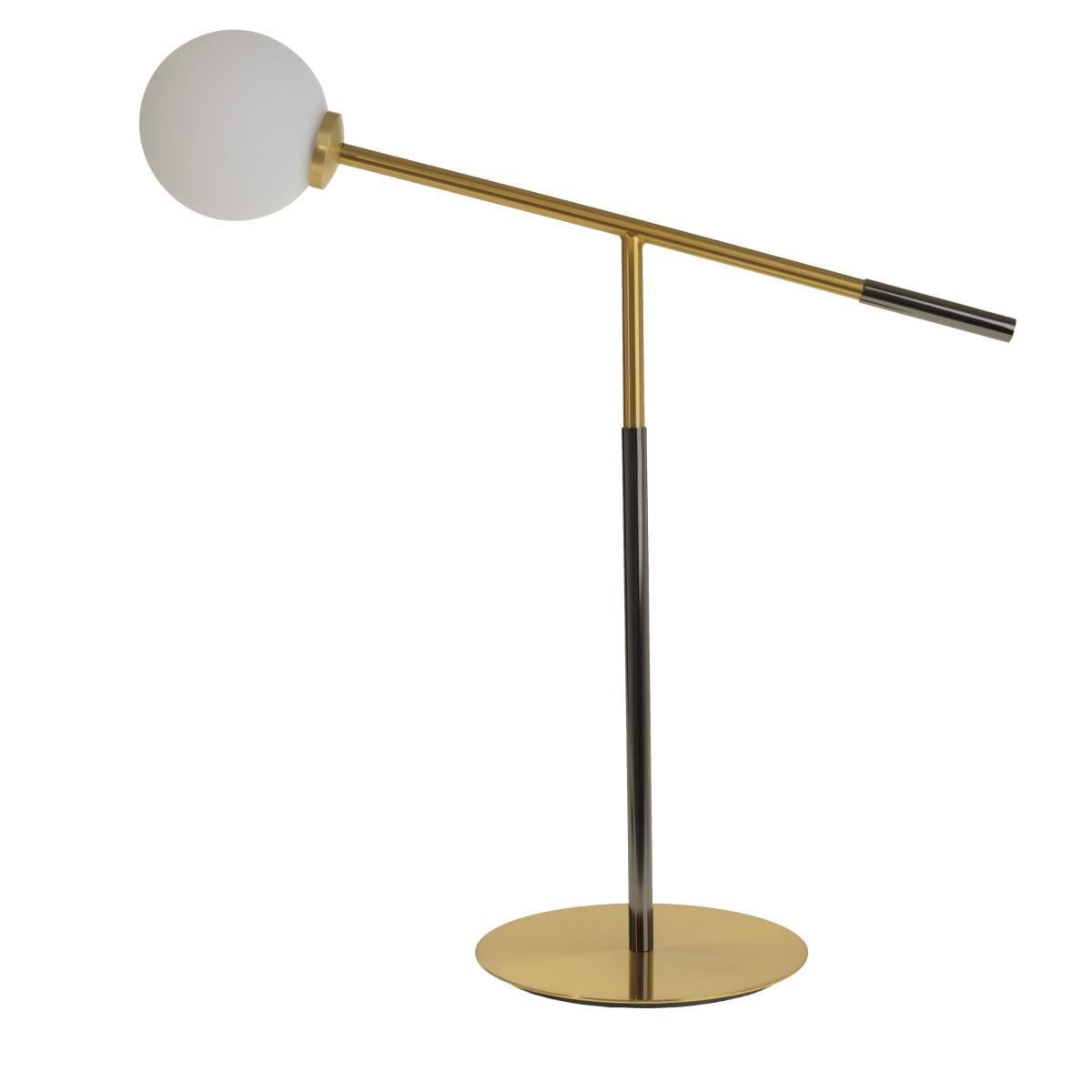 Лампа настольная Brille стиль лофт BL-948T/1 G4 BK/PB