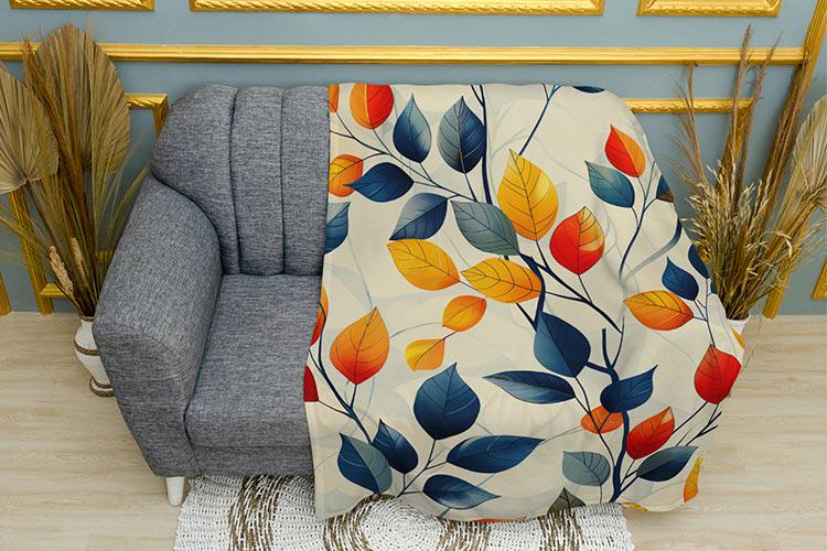 Плед Branches плюш двошаровий 150х210 см (114248-3)