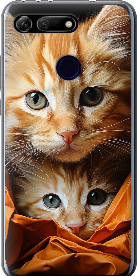 Чохол на Huawei Honor View 20 Котики 2 (5664u-1645-42517)