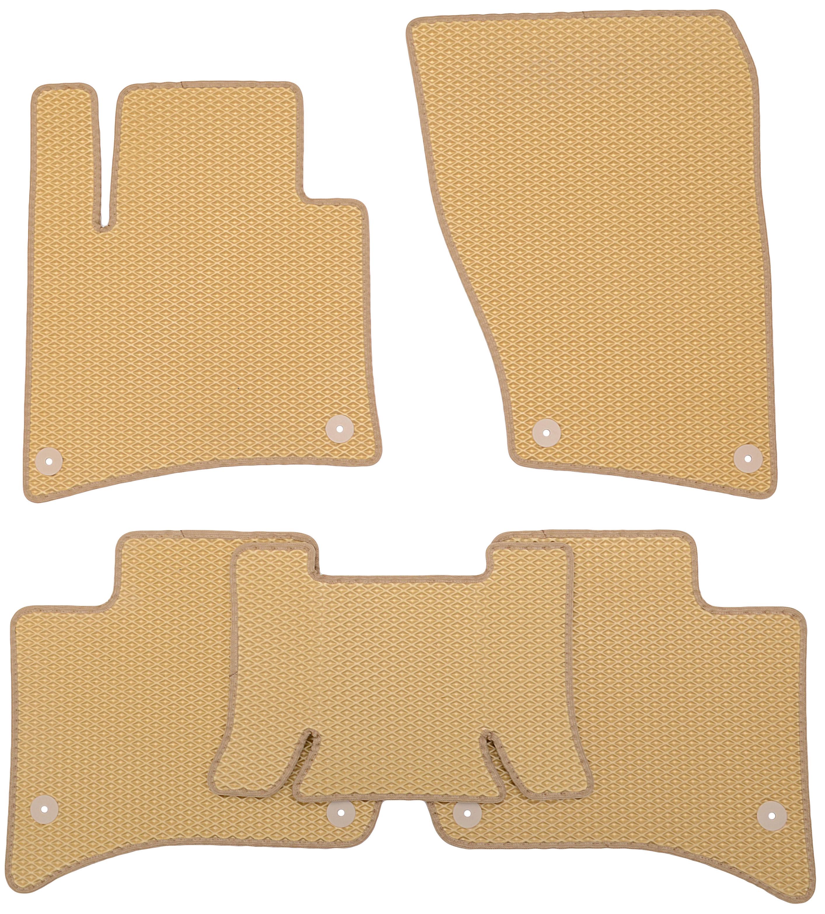 Коврики в салон для Porsche Cayenne '10-17 EVA-полимерные Бежевый